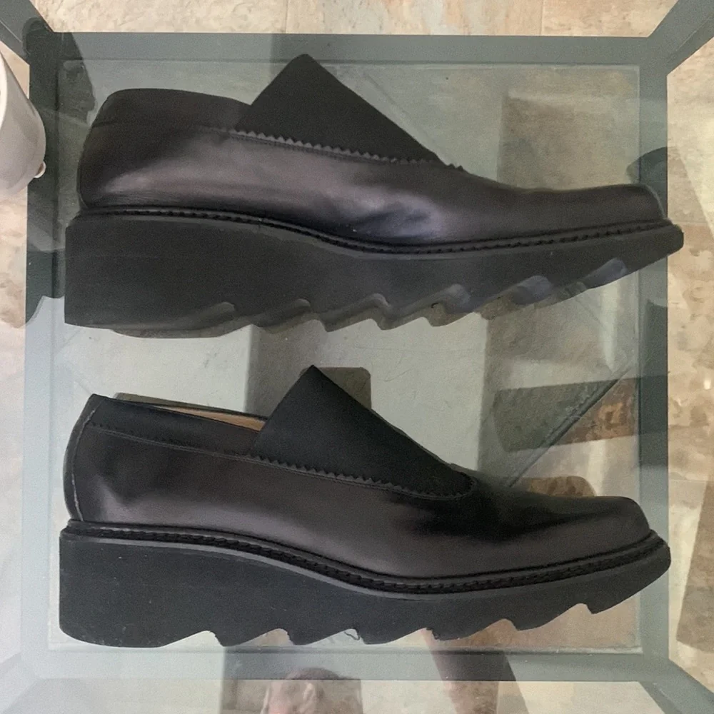 WALTER STEIGER Leather Platform Shoes